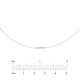 Staple Bar with Diamond Adjustable Choker