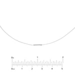 Staple Bar with Diamond Adjustable Choker