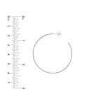 40mm x 1.2mm Hoop Post Earrings