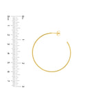 40mm x 1.2mm Hoop Post Earrings