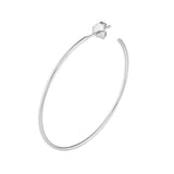 40mm x 1.2mm Hoop Post Earrings