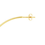 60mm x 1.2mm Hoop Post Earrings