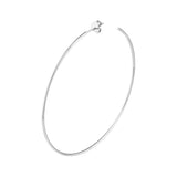 60mm x 1.2mm Hoop Post Earrings