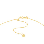 CZ Bezel Station and Drop Adjustable Choker