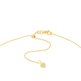 CZ Bezel Station and Drop Adjustable Choker