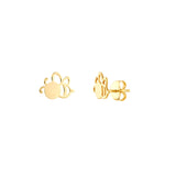 Bee Stud Earrings on Post Back