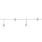 Bezel Station and Drop Adjustable Anklet