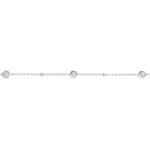 Diamond Bezels and Beads Bracelet