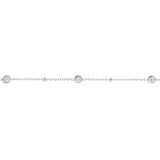 Diamond Bezels and Beads Bracelet