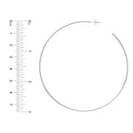 75mm x 1.15mm Hoop Post Earrings