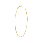 75mm x 1.15mm Hoop Post Earrings