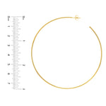 75mm x 1.15mm Hoop Post Earrings