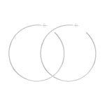 75mm x 1.15mm Hoop Post Earrings