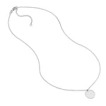 Engravable Disc Pendant Necklace