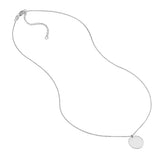 Engravable Disc Pendant Necklace