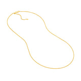 Adjustable Popcorn Chain Necklace with Slider Bead
