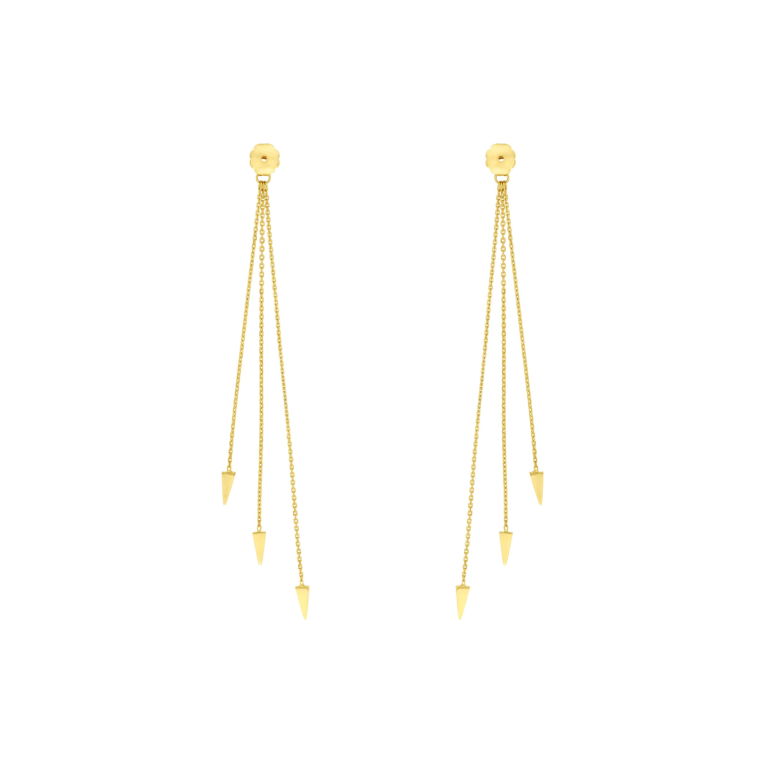 Cable Chain and Spear Earring Extensions