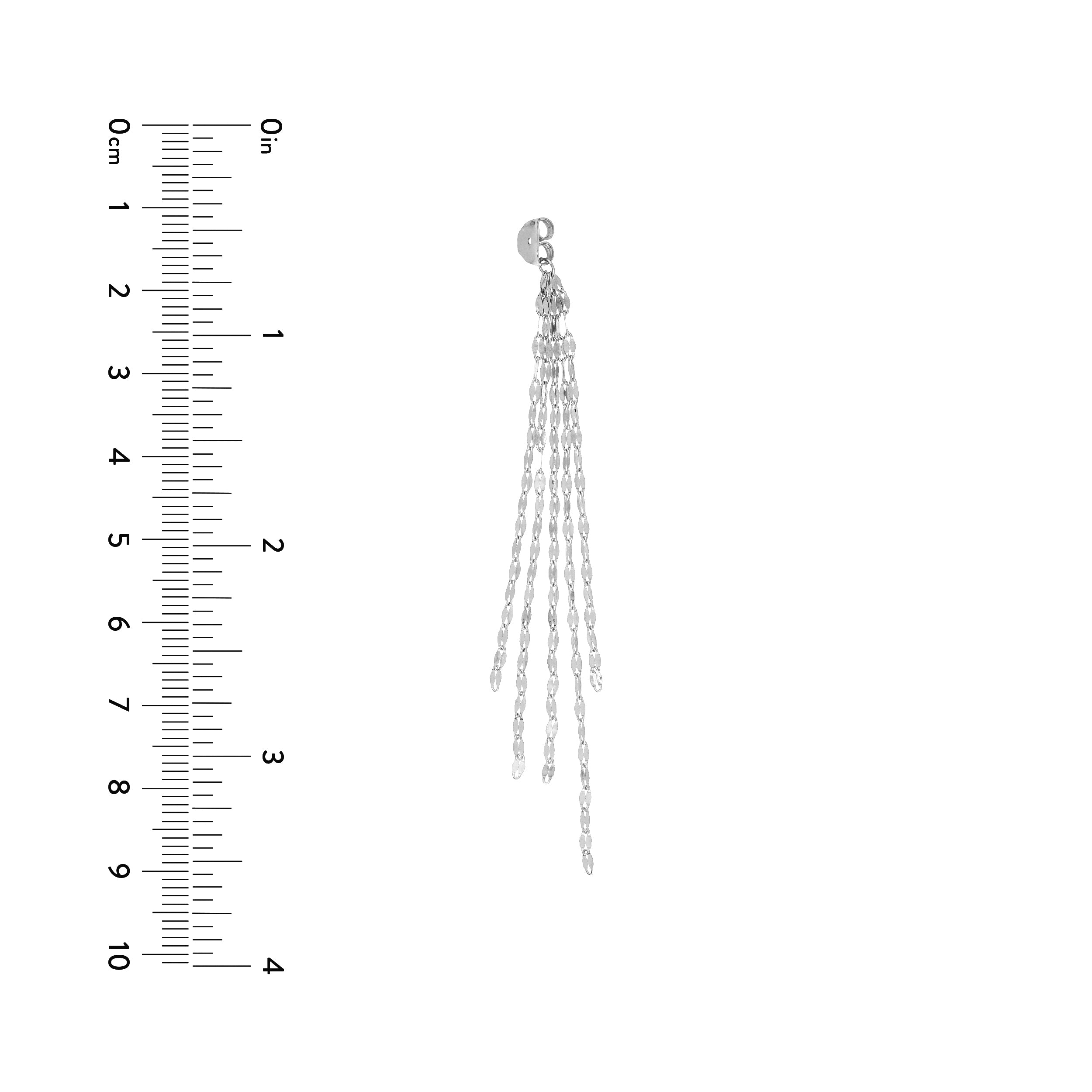 Hammered Forzentina Chain Earring Extensions