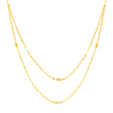 Valentino and Marquise Layered Duet Necklace