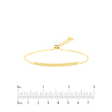 1/5tcw Diamond Bezel Tennis Bolo Bracelet