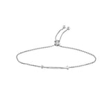 Sterling Silver Dog Bone Bolo Bracelet