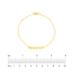 Kids ID Bracelet on D/C Long Anchor Chain