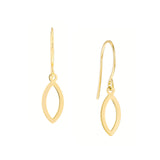 Mini Open Marquise Dangle Earrings