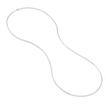 Sterling Silver Long All-Around Disc Necklace