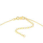Curved Cross Adjustable Necklace