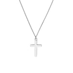 Curved Cross Adjustable Necklace