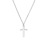 Curved Cross Adjustable Necklace