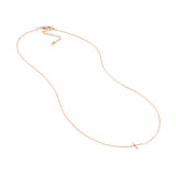 E2W Mini Cross Adj Necklace