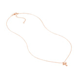 Beaded Mini Cross Adjustable Necklace