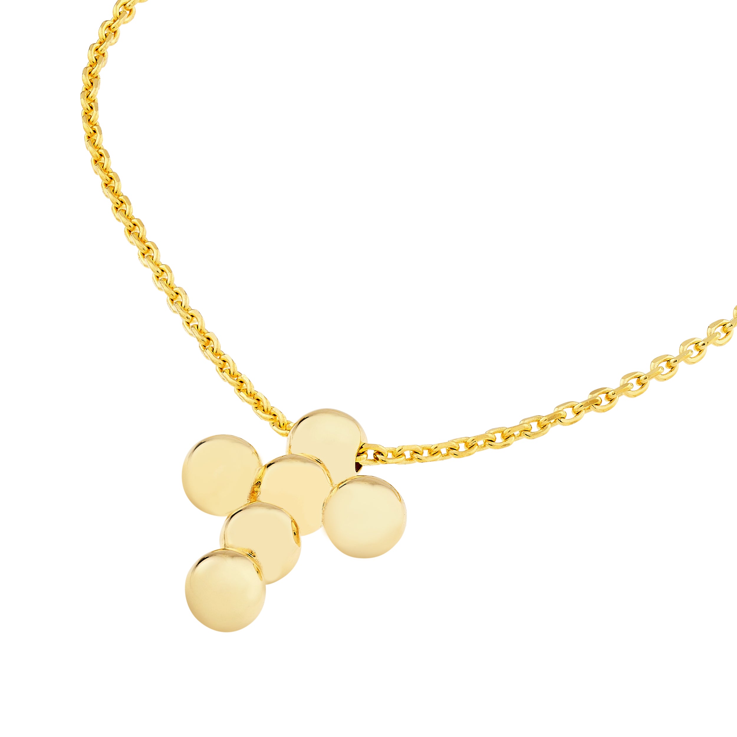 Beaded Mini Cross Adjustable Necklace
