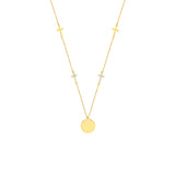 Disc Necklace with Four Cross Stations