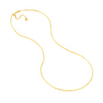 2.1mm D/C Brill Cable Chain with Slider Bead