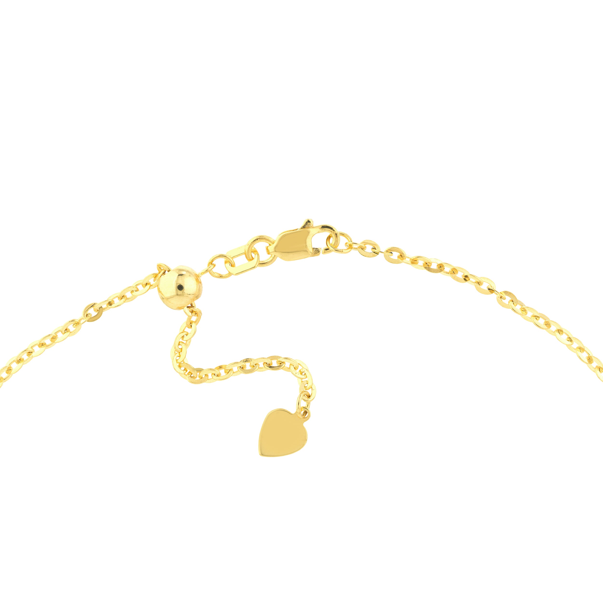 2.1mm D/C Brill Cable Chain with Slider Bead