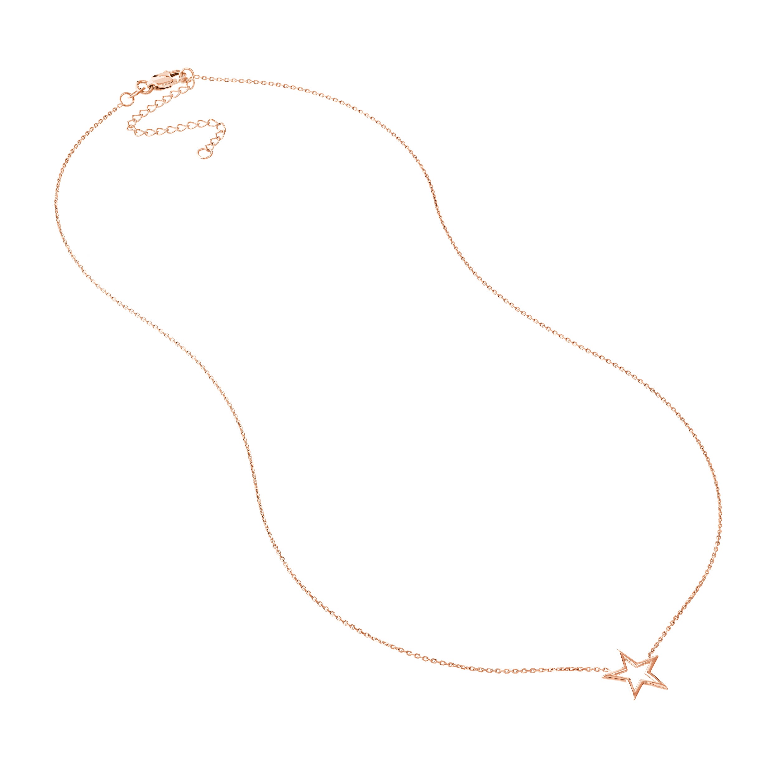 Wire Star Adjustable Necklace