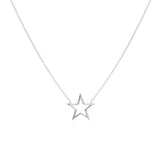 Wire Star Adjustable Necklace