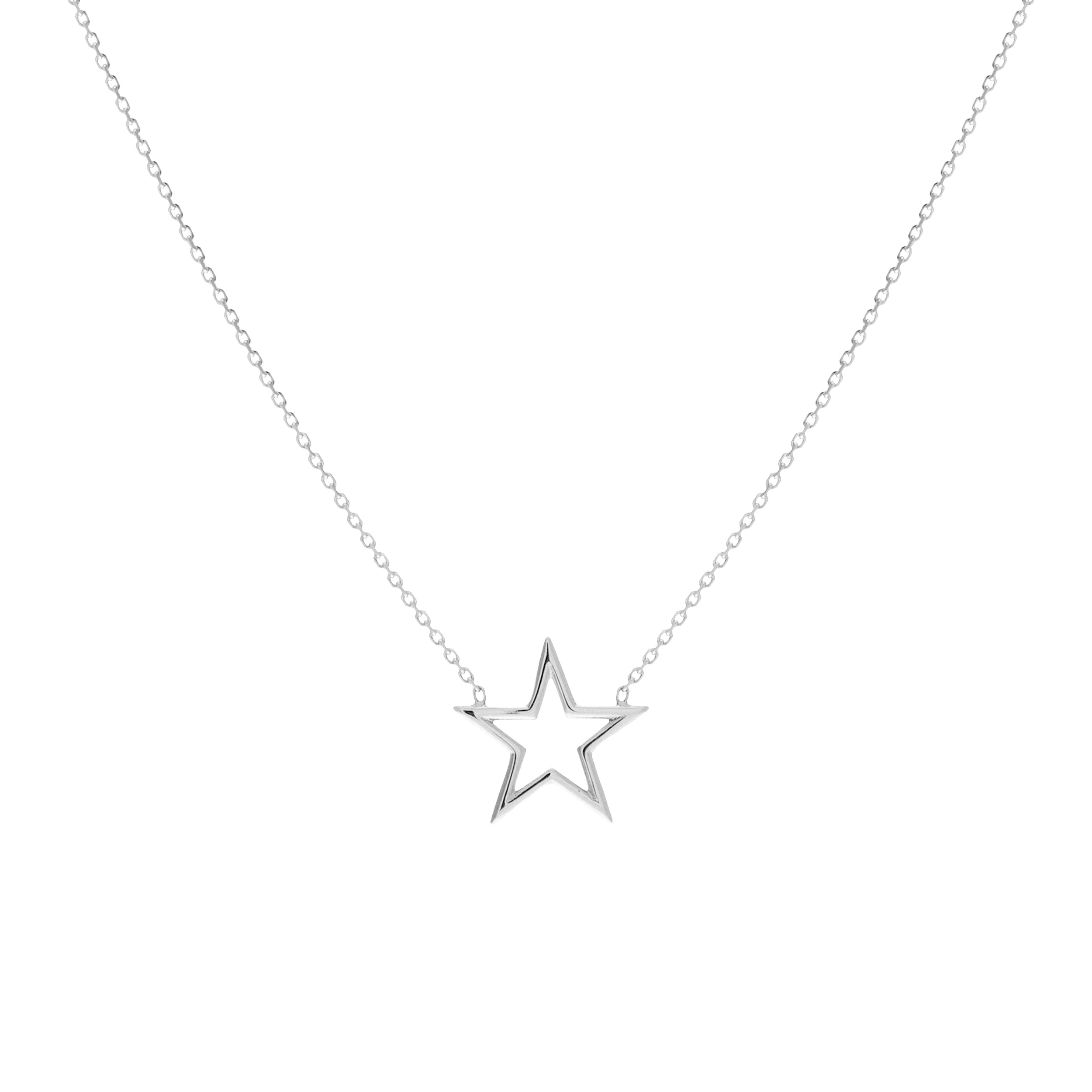 Wire Star Adjustable Necklace