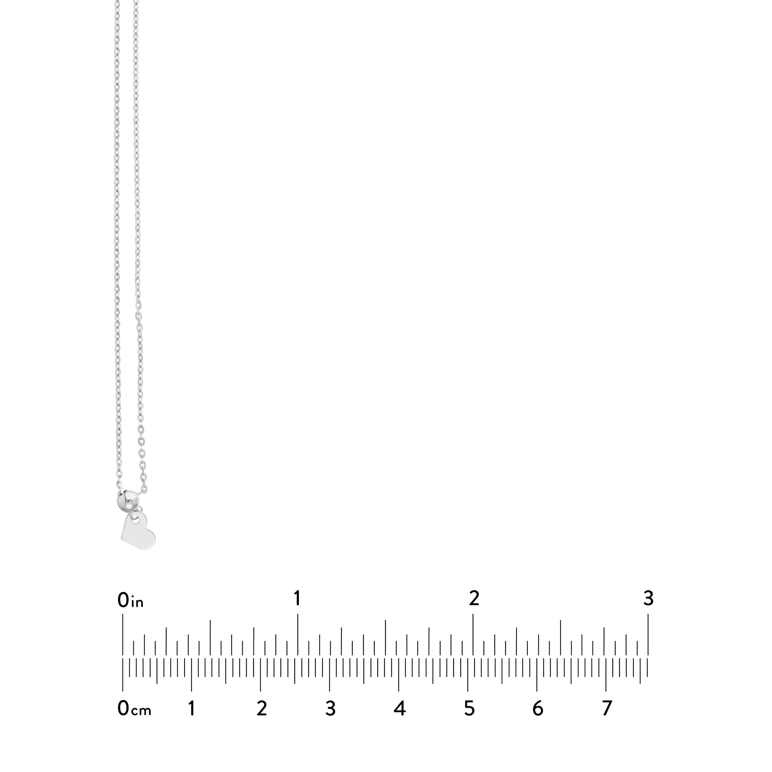 1.1mm D/C Brill Cable Chain with Slider Bead