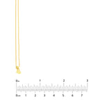 1.1mm D/C Brill Cable Chain with Slider Bead