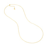 1.1mm D/C Brill Cable Chain with Slider Bead