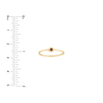 Ruby Bezel Wire Ring