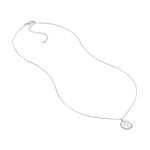 Cross Cutout Beaded Medallion Necklace