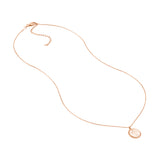 Cross Cutout Beaded Medallion Necklace