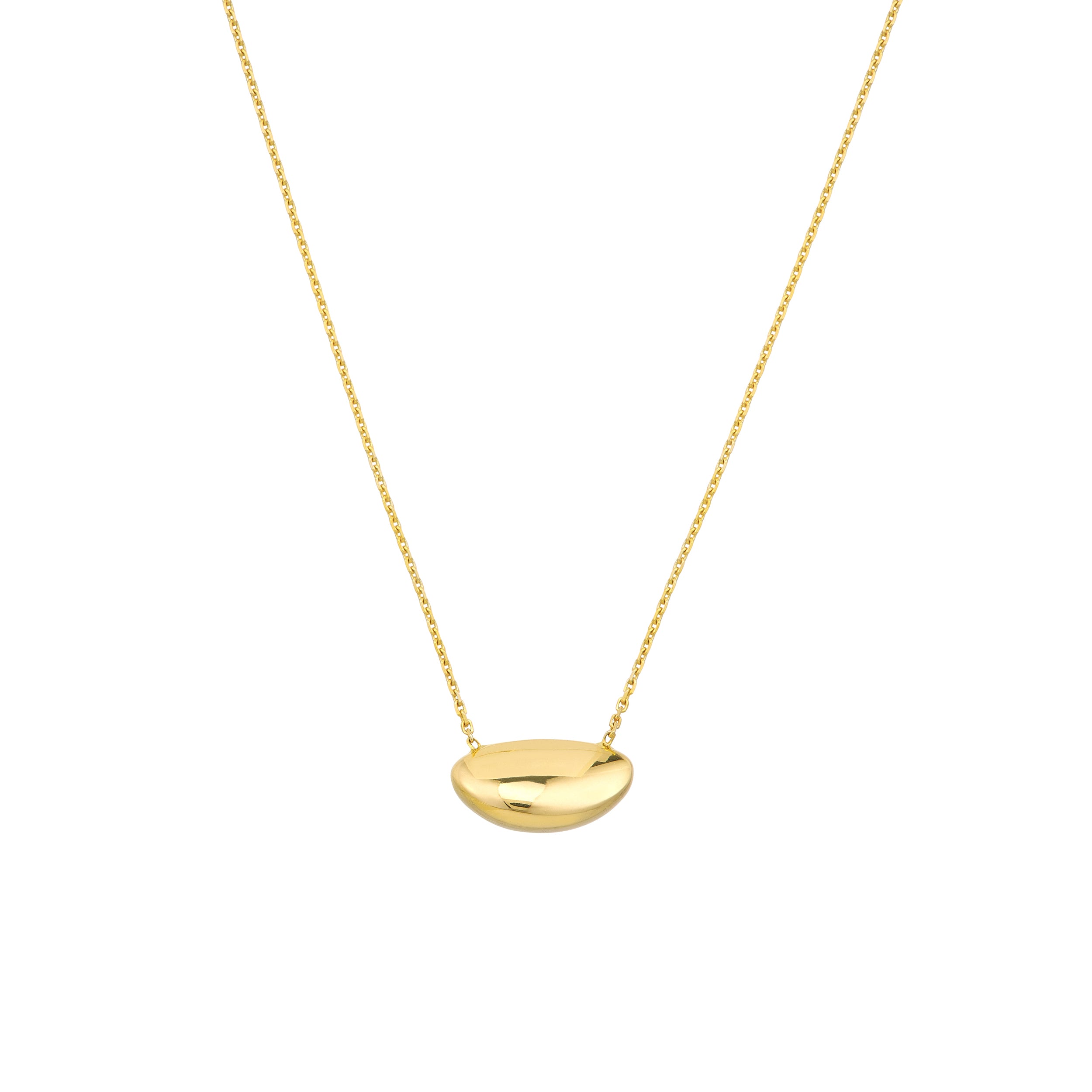 Puffy Nut Shape Adjustable Necklace