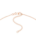 Diamond Drops Necklace on D/C Bead Chain