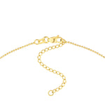 Diamond Drops Necklace on D/C Bead Chain