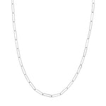 3.6mm Paper Clip Chain with Pear Lobster